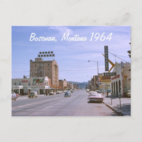 The Baxter Hotel Bozeman Montana 1964 Postcard