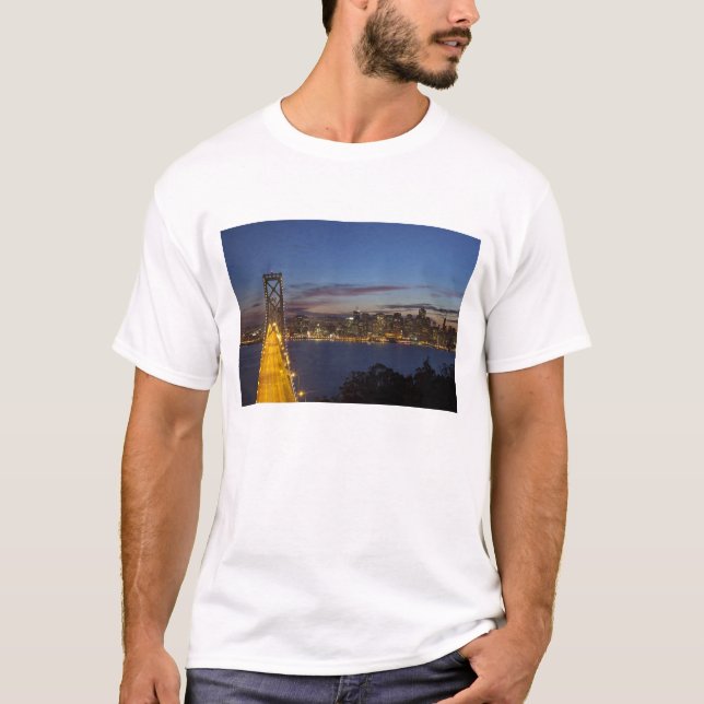 The Bay Bridge from Treasure Island T-Shirt (Front)