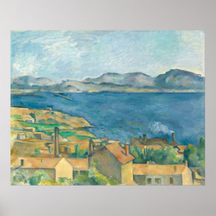 The Bay of Marseilles Paul Cezanne Poster