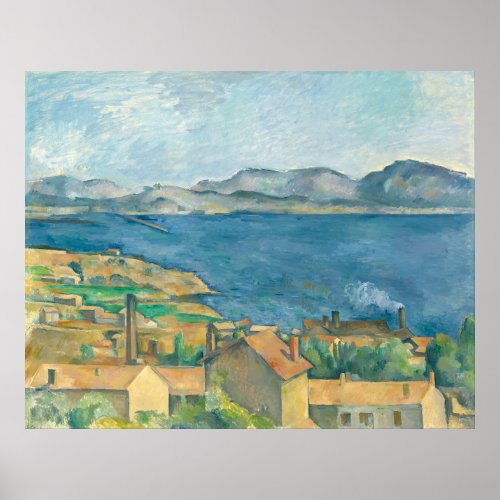 The Bay of Marseilles Paul Cezanne  Poster