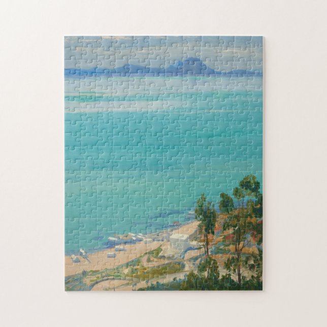 The Bay of Tunis, Morning | Sir John Lavery Jigsaw Puzzle (Vertical)