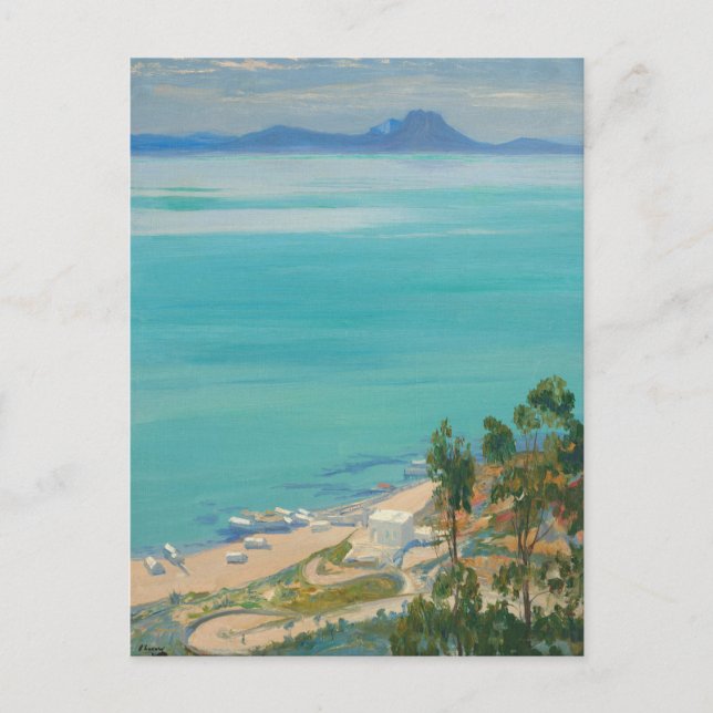 The Bay of Tunis, Morning | Sir John Lavery Postcard (Front)