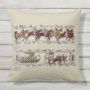 The Bayeux Tapestry a2 Throw Pillow