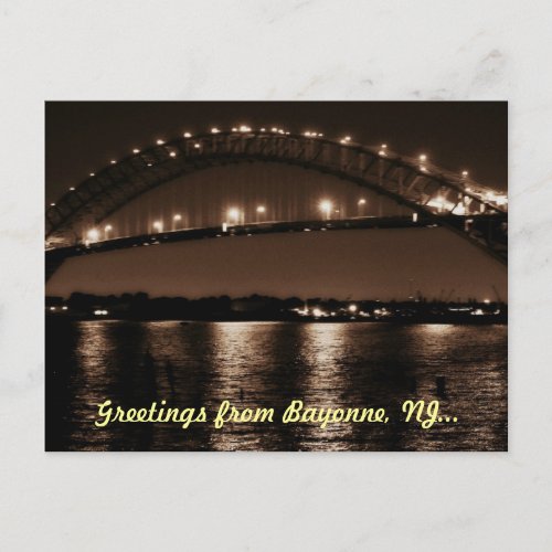 The Bayonne Bridge postcard