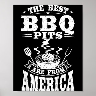 The bbq pits are from america grill cookout poster