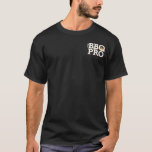 The Bbq Pro Black Tee, Mens T-shirt at Zazzle