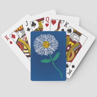 The Be-Attitude Playing Cards, White Poker Cards