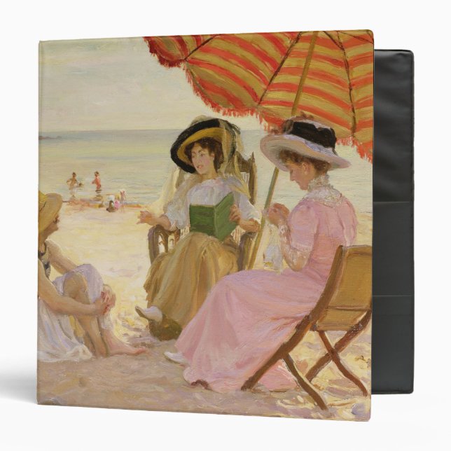 The Beach, 1929 3 Ring Binder (Front/Inside)