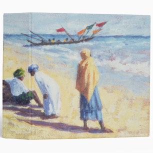The Beach at Abene Senegal 1997 3 Ring Binder