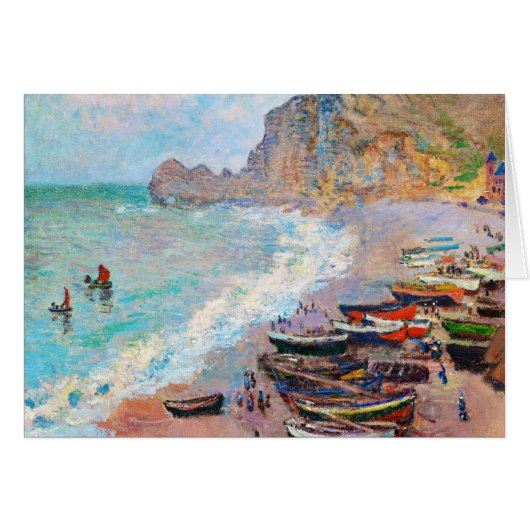 The Beach at Etretat Claude Monet (Front Horizontal)