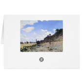 The Beach at Honfleur, 1865 Claude Monet Cards (Back Horizontal)
