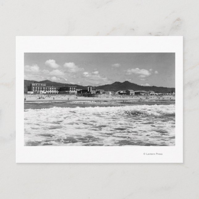 The Beach at Seaside, Oregon Photograph Postcard (Front)