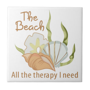 The Beach Ceramic Tile