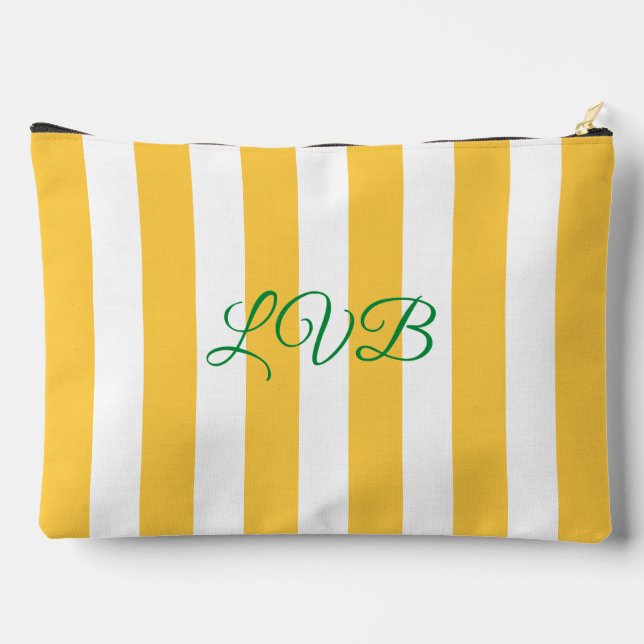 The Beach Club Crest - LVB - Custom Design Accessory Pouch (Back)