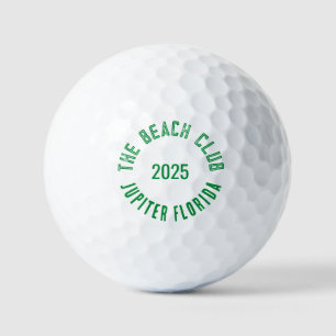 The Beach Club - Jupiter Florida - Custom Design Golf Balls