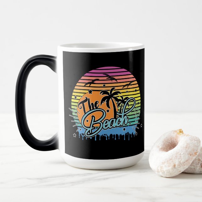 The Beach Color Morph Mug (With Donut)