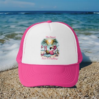 The Beach Fixes Everything' Flamingo Beach
