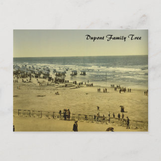 The Beach from the Casino, Ostend, Belgium Postcard