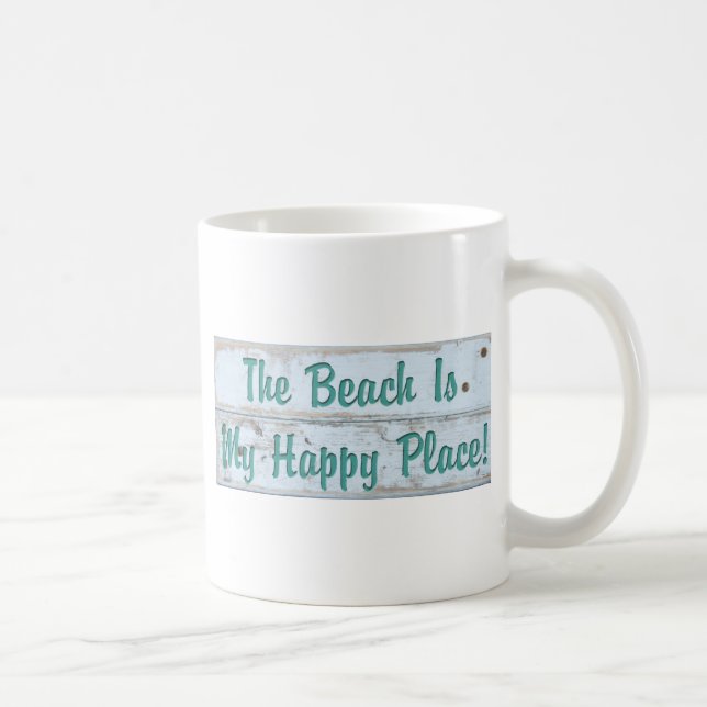 The Beach is My Happy Place Coffee Mug (Right)