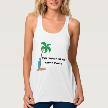 The Beach Is My Happy Place Tank Top