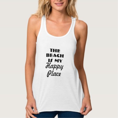 The Beach Is My Happy Place - Women's Tank Top