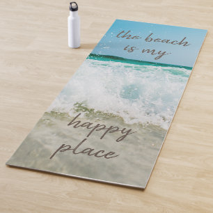 The Beach is my Happy Place Yoga Mat
