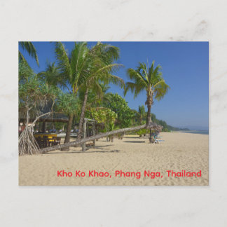 The Beach, Kho Ko Khao, Phang Nga Postcard
