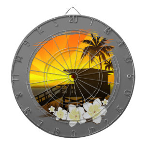 The Beach Life  Dart Board