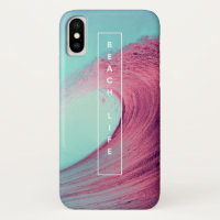 The Beach Life Ocean Wave Phone iPhone X Case