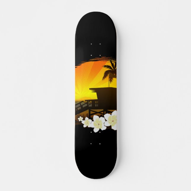The Beach Life Skateboard (Front)
