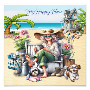 The Beach - My Happy Place Photo Print