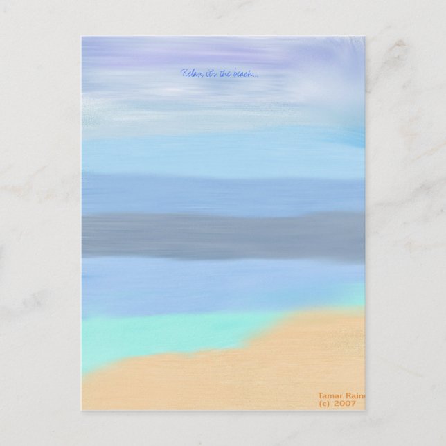 The Beach Postcard (Front)