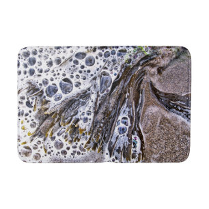 THE BEACH, SEAWEED, WATER AND SAND BATH MAT