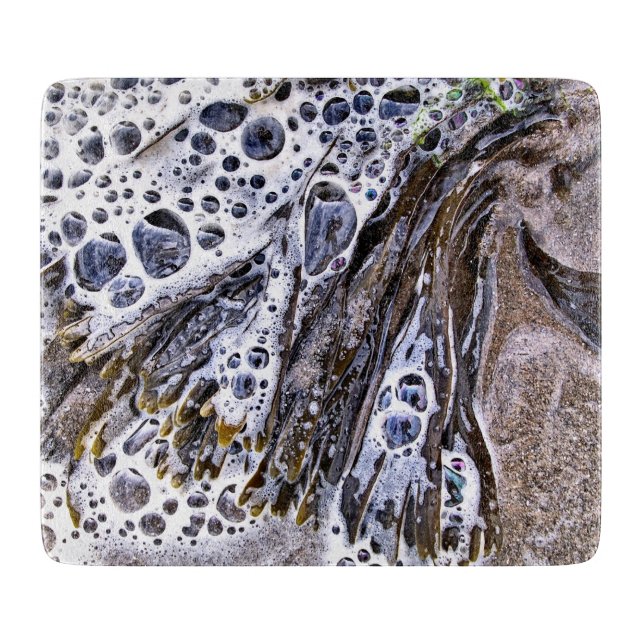 THE BEACH, SEAWEED, WATER AND SAND CUTTING BOARD (Front)