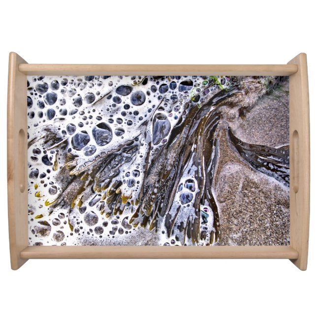 THE BEACH, SEAWEED, WATER AND SAND SERVING TRAY (Front)