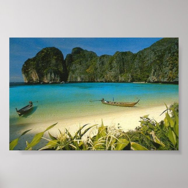 "The Beach" Thailand Poster (Front)