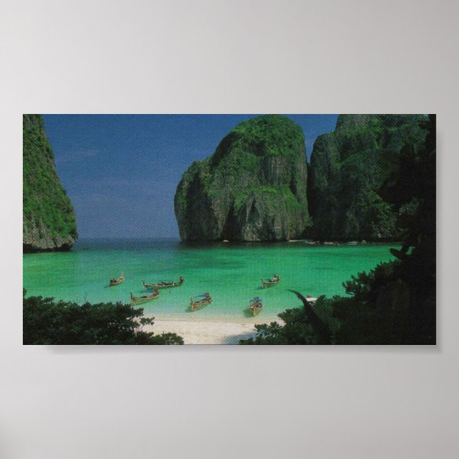 "The Beach" Thailand Poster (Front)