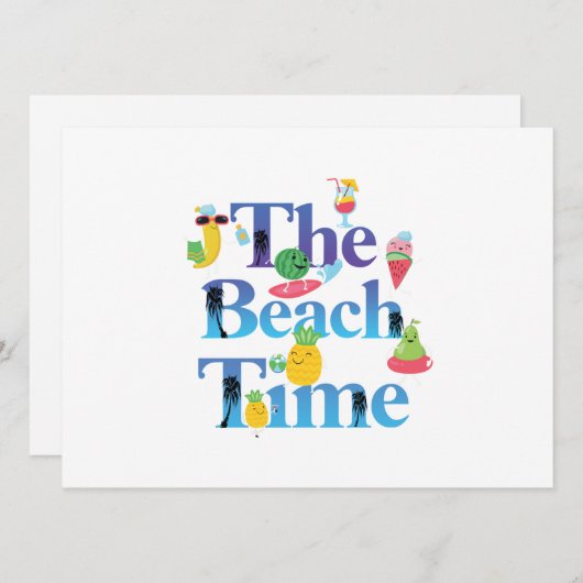 The Beach Time (Front/Back)
