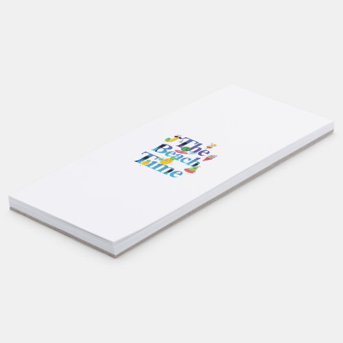 The Beach Time Magnetic Notepad