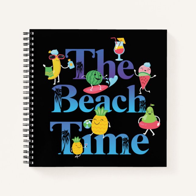 The Beach Time Notebook (Front)