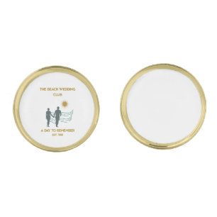 The Beach Wedding Club Luxury Cufflinks
