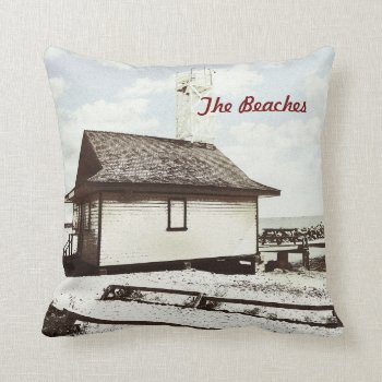 The Beaches  Toronto Throw Pillow by myworldtravels at Zazzle