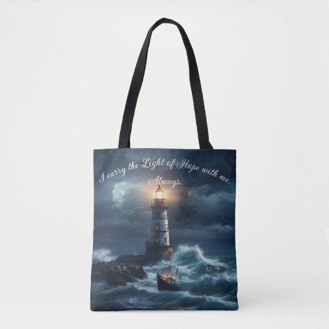 The Beacon of Hope Tote Bag (Front)