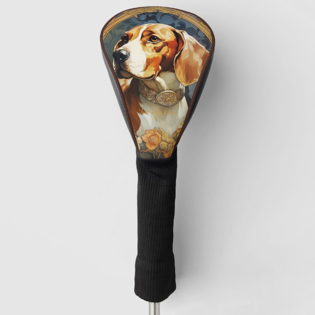 The Beagle Dog 003 - Natalia Mucha Golf Head Cover (Front)