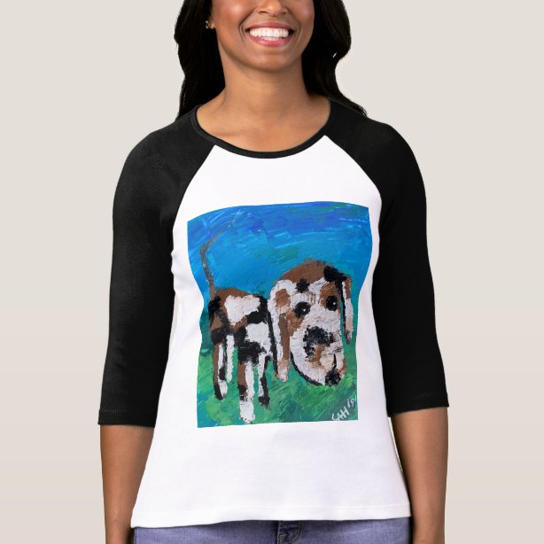 beagle in pocket t shirt