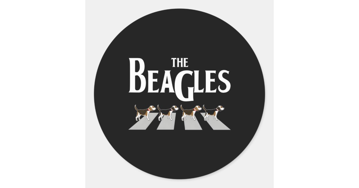 The Beagles Classic Round Sticker | Zazzle