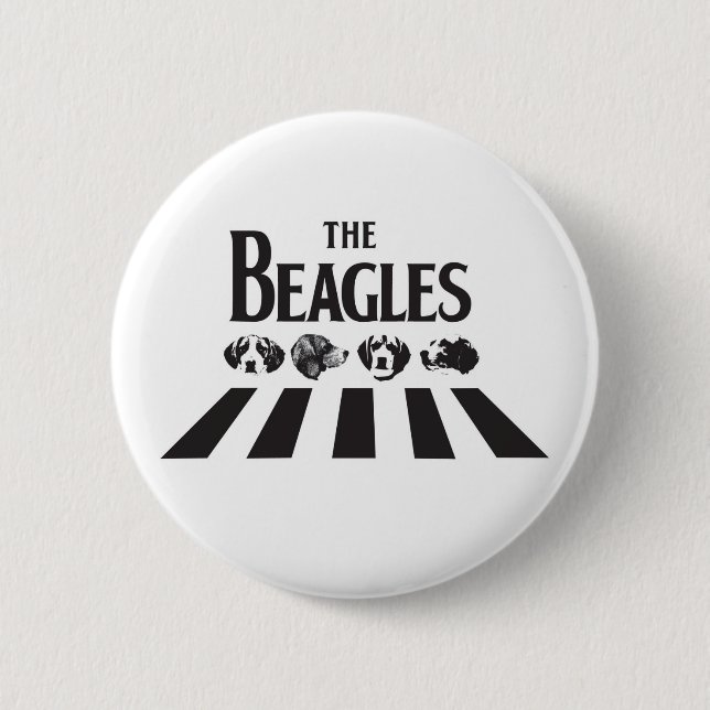 The Beagles Pinback Button (Front)