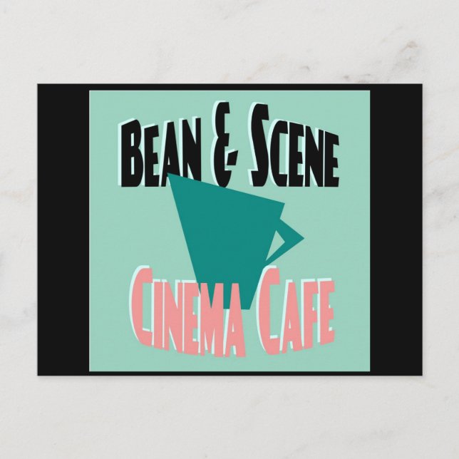 The Bean and Scene Postcard (Front)