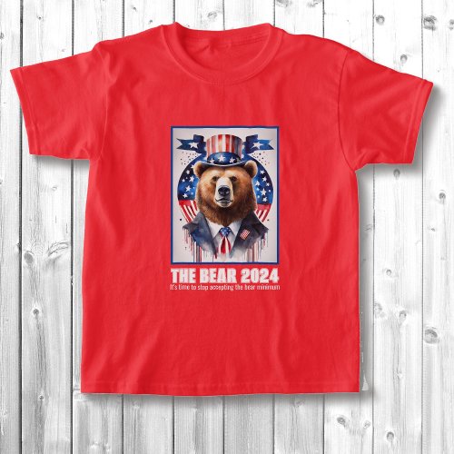 The Bear 2024 Womens Rights Presidential Kids T_Shirt