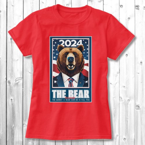 The Bear 2024 Womens Rights Presidential Red T_Shirt